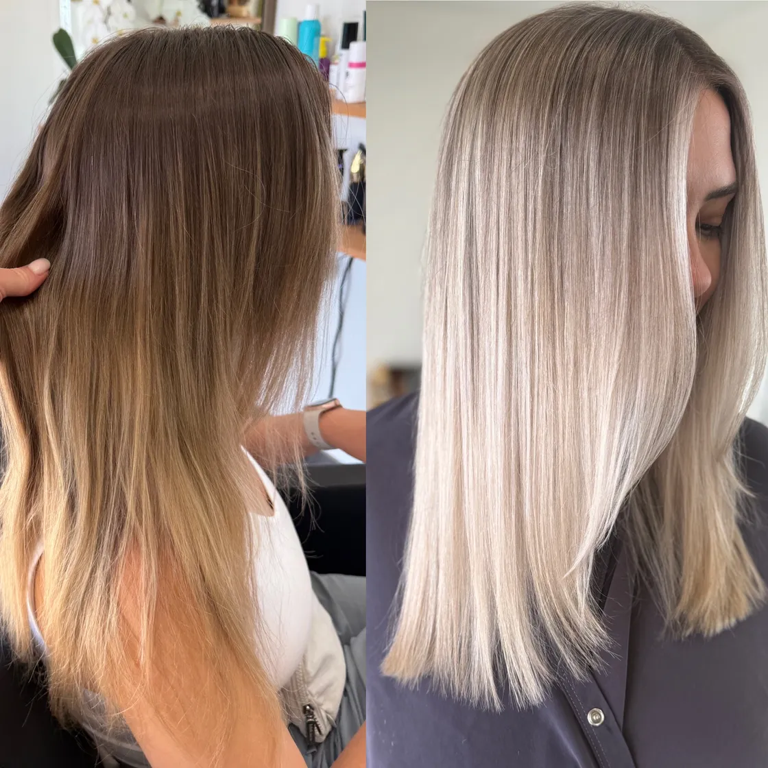 Zelenska Beauty work 13, before and after