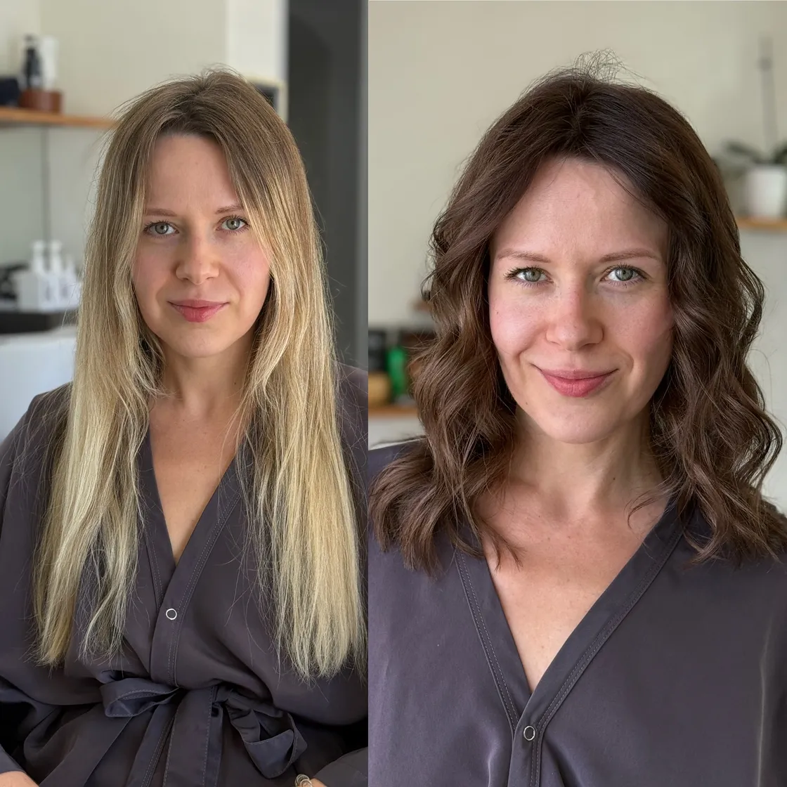 Zelenska Beauty work 17, before and after
